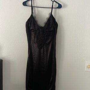 Sexy Sultry thoughts Satin dress